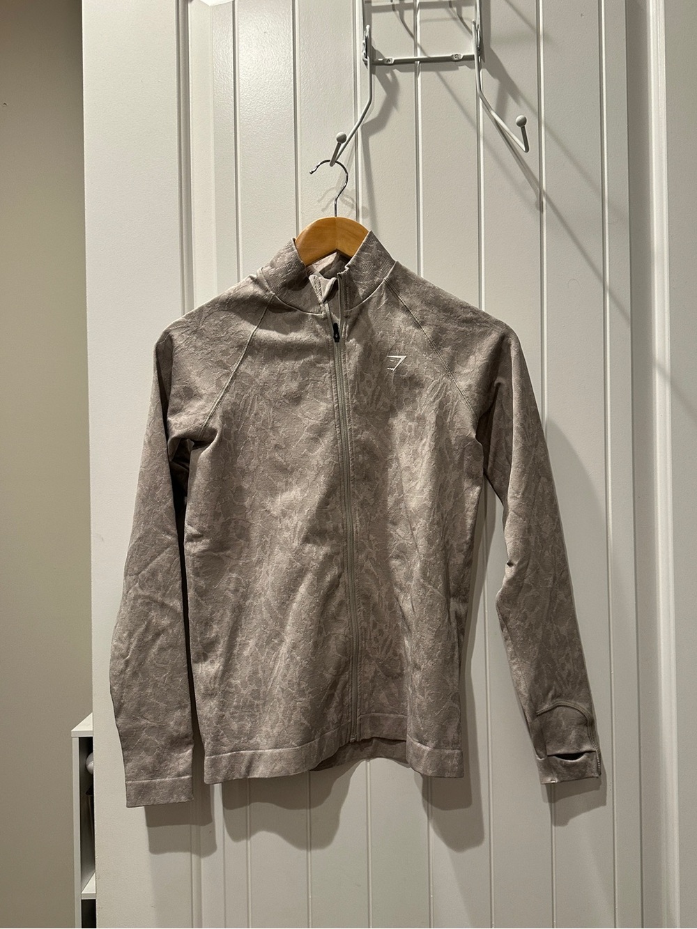 Gymshark Light Gray Full-Zip Jacket